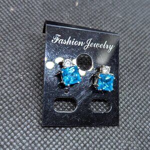 Sterling & Simulated Paraiba Ice